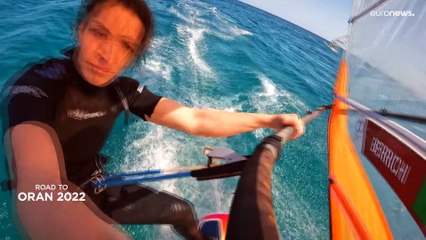 Tudo a postos para as provas de windsurf em Orão, na Argélia, nos Jogos Mediterrânicos