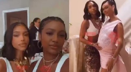 Lori Harvey attends a baby shower after breaking up with Michael B. Jordan