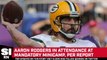 Aaron Rodgers in Attendance at Packers Mandatory Minicamp