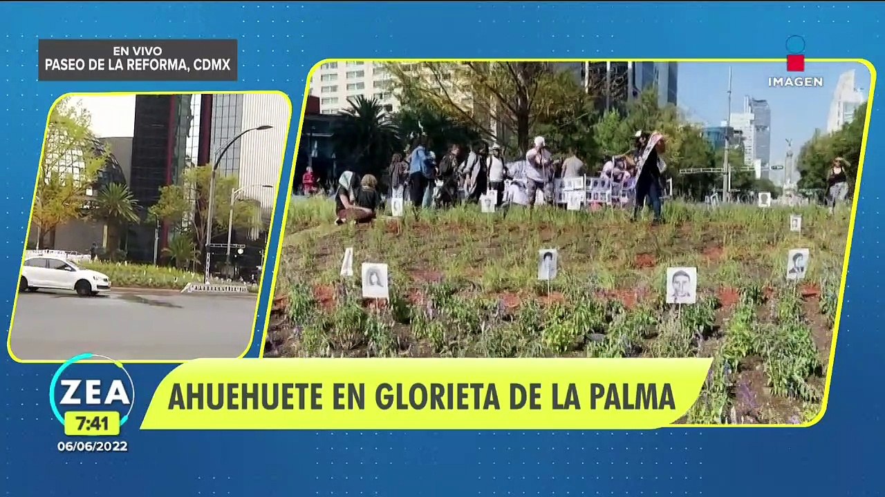 Piden honrar a desaparecidos en Glorieta del Ahuehuete