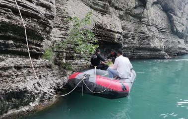 Irmağa giren üniversite öğrencisi boğuldu