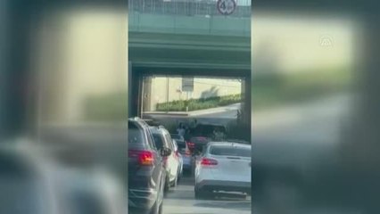 Sancaktepe'de düğün konvoyunda havaya ateş eden şüpheli yakalandı