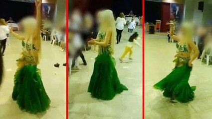 Okuldaki dansöz olayının perde arkası ortaya çıktı! Kadınlara özel matine yapmışlar