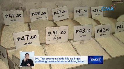 DA: Taas-presyo sa kada kilo ng bigas, posibleng maramdaman sa dulo ng taon | Saksi