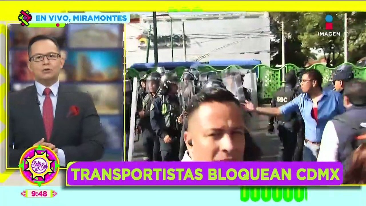 EN VIVO desde bloqueos por transportistas en CDMX