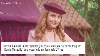 Novela 'Além da Ilusão': Isadora escapa de afogamento pela 2ª vez após cancelar casamento com Davi