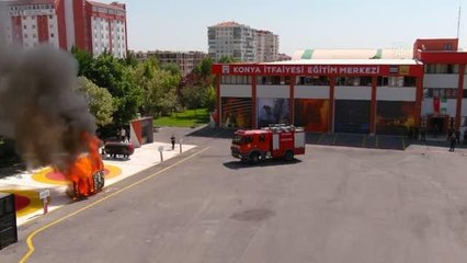 Konya itfaiyesi, Nijeryalı itfaiyecilere eğitim veriyor