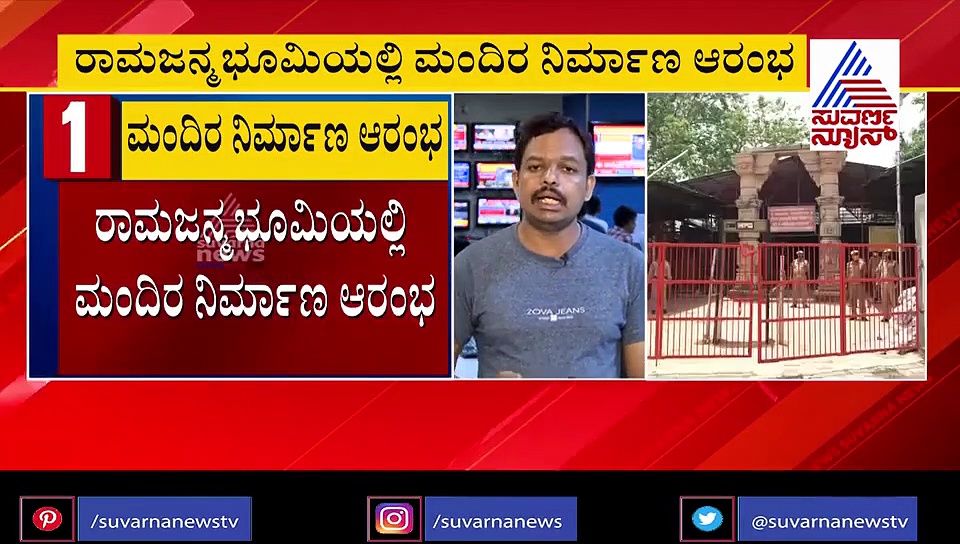 ಕೊರೋನಾ ಆರ್ಭಟದ ನಡುವೆ ರಾಮಮಂದಿರ ನಿರ್ಮಾಣ ಆರಂಭ