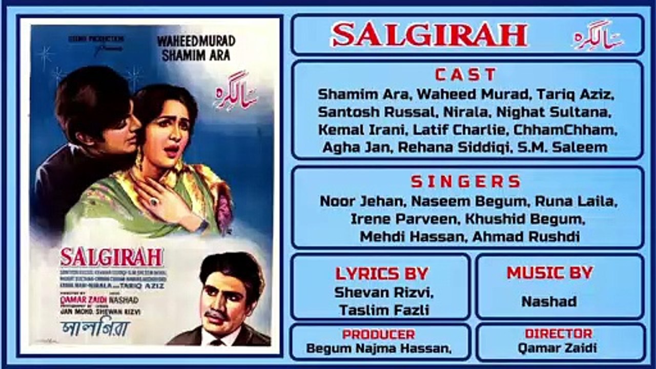 Teray Waaday Say Meri Zindagi Saji - Mehdi Hassan & Irene Parveen - Film Salgirah