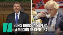 Boris Johnson sobrevive a la moción de censura y continuará en el cargo