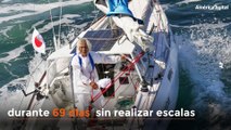Hombre de 83 años cruzó el océano Pacífico en un velero durante 69 días sin realizar escalas