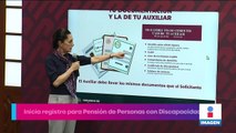 Inicia el registro para la Pensión de Personas con Discapacidad