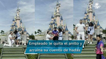 Empleado de Disneyland París arruina propuesta de matrimonio en castillo de La Bella Durmiente