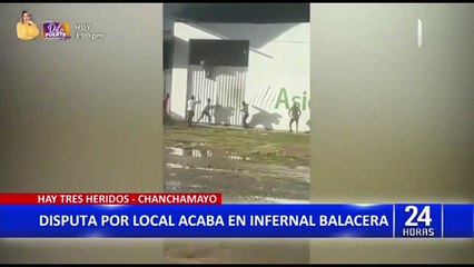 Balacera en Chanchamayo: Disputa por local dejó tres heridos