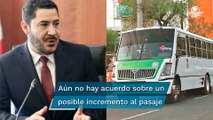 Gobierno de la CDMX y transportistas retoman diálogo sobre aumento al pasaje