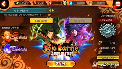 NxB NV  Solo Attack Mission Sasuke (Wandering Ninja?