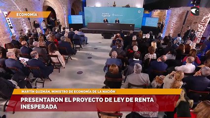 Presentaron el proyecto de Ley de Renta Inesperada