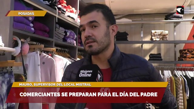 Comerciantes se preparan para el día del Padre