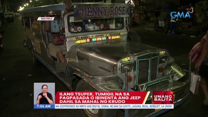 Ilang tsuper, tumigil na sa pagpasada o ibinenta ang jeep dahil sa mahal ng krudo | UB