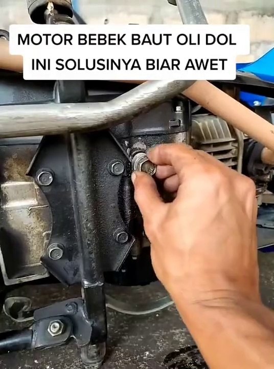 Solusi baut oli yang sudah dol.alias longgar