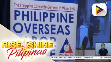 Tải video: Migrant Workers Day, ipinagdiwang ng OFWs sa Italy; Malaking ambag ng OFWs sa pagsulong ng ekonomiya ng Pilipinas, kinilala