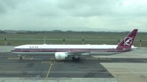 Qatar Airways 777-300ER 25th Anniversary Retro Livery Landing At Cape Town International Airport 4K
