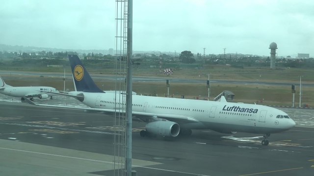 Lufthansa A330-300 Landing At Cape Town International Airport *Rare*