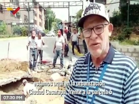 Miranda | Reparan tubería de agua potable en la Urbanización Ciudad Casarapa de Guarenas