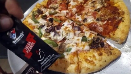 SALSA PICANTE DOMINOS PIZZA NUEVA RECETA DE CREMA PIZZERA