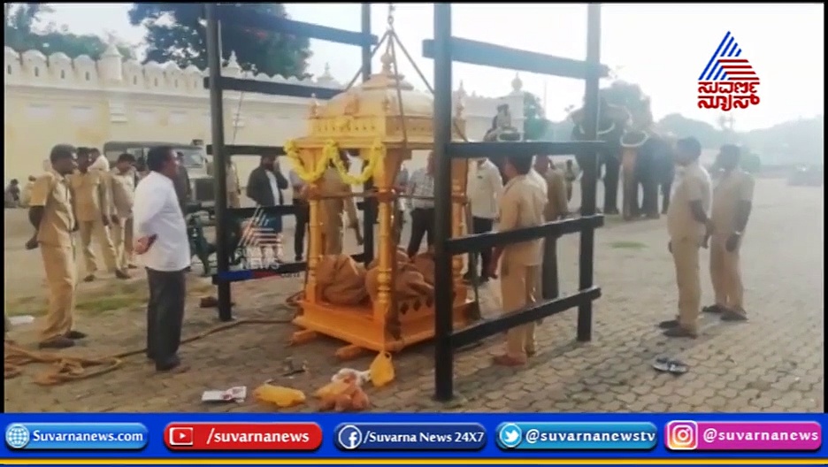 ದಸರಾಗೆ ರೆಡಿ ಅರ್ಜುನ & ಟೀಂ; ಗಜಪಡೆ ನಡೆಸಿತು ಭರ್ಜರಿ ತಾಲೀಮ್