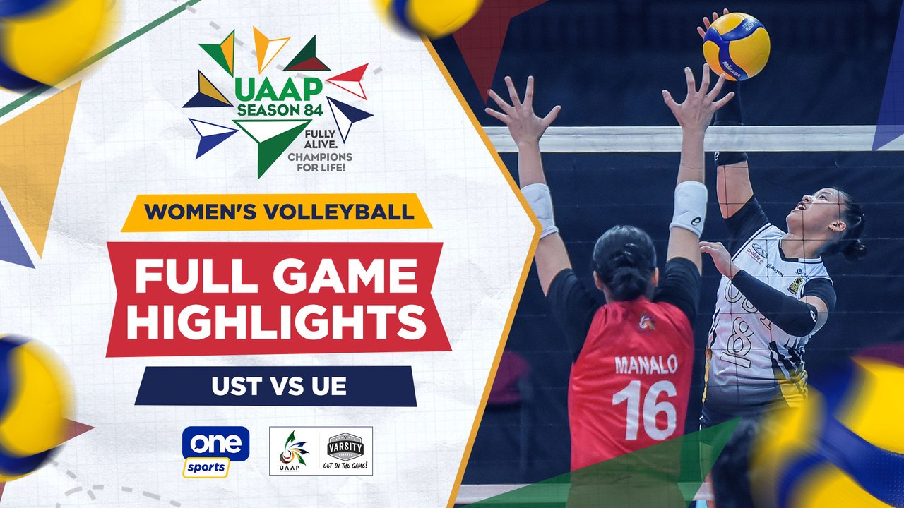 UST vs UE Round 2 highlights | UAAP Season 84 Women's Volleyball
