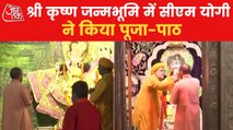 CM Yogi on two-day Mathura tour, visits Lord Krishna temple