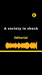 EDITORIAL EN INGLES - A society in shock
