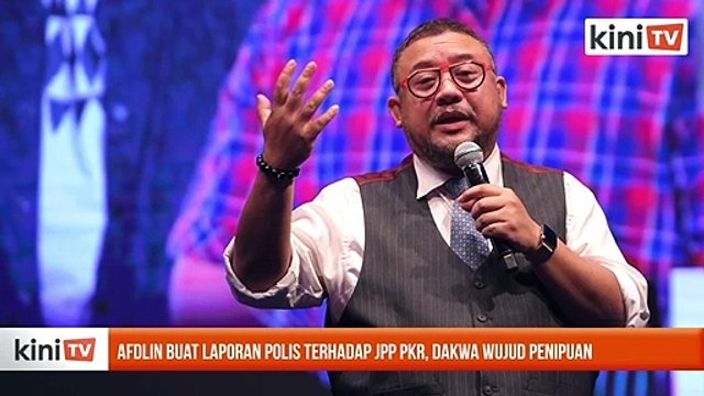 Afdlin buat laporan polis terhadap JPP PKR, dakwa wujud penipuan