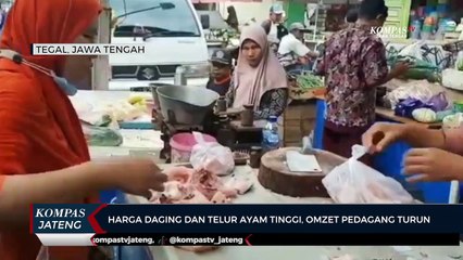 Harga Daging dan Telur Ayam Tinggi, Omzet Pedagang Turun
