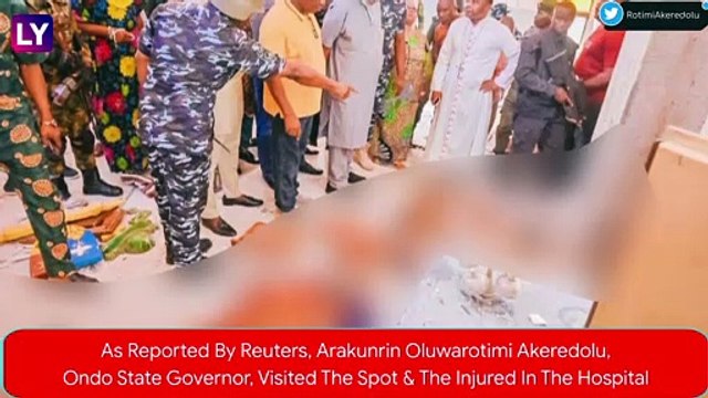 Nigeria Church Attack: At Least 50 Worshippers Dead After Armed Men Bomb & Shoot Inside Church During Sunday Mass