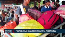 Jelang Galungan, Penyeberangan Kusamba - Nusa Penida Ramai