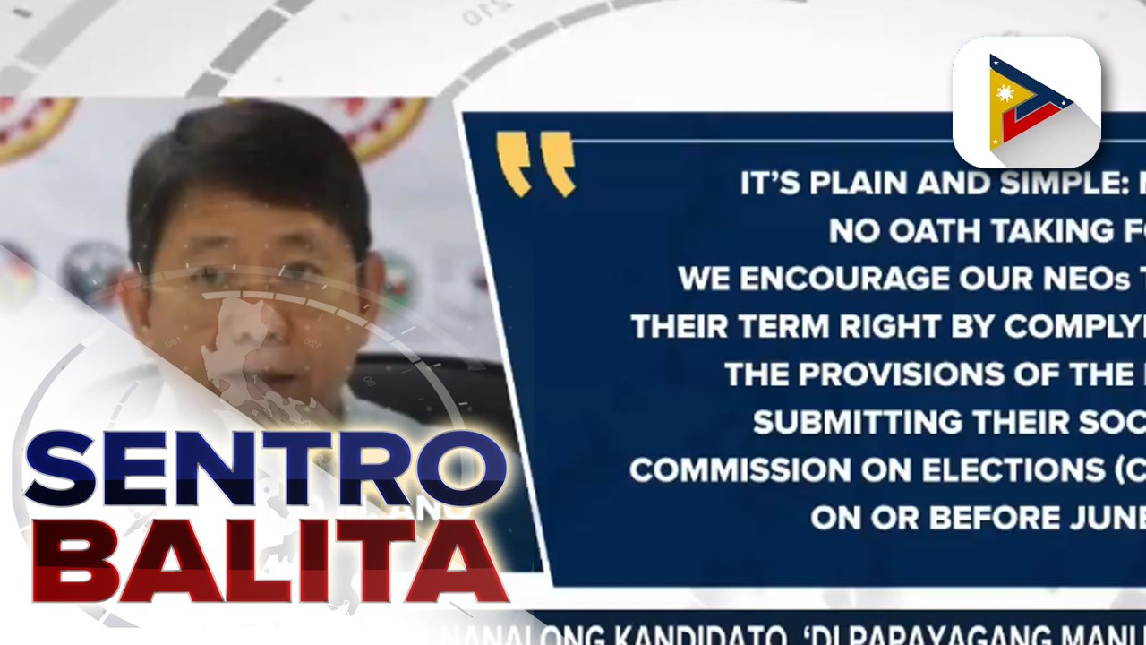 Paghahain ng SOCE ng mga tumakbo sa 2022 National Elections, hanggang bukas na lang;