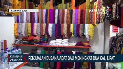 Descargar video: Jelang Hari Galungan, Busana Adat Bali Laris Manis