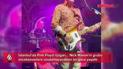 İstanbul'da Pink Floyd rüzgarı esti