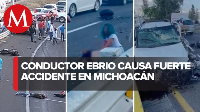 Hombre manejaba ebrio y dejo cuatro personas heridas de gravedad en Michoacán