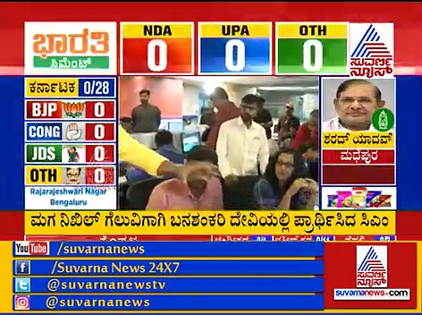ಲೋಕ ಸಮರ: ನಿಖರ ಫಲಿತಾಂಶ ನೀಡಲು ಸಜ್ಜಾದ ಸುವರ್ಣ ನ್ಯೂಸ್