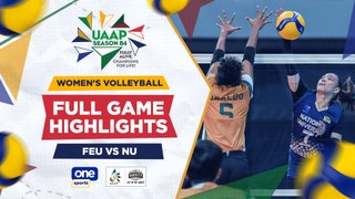 FEU vs NU Round 2 highlights | UAAP Season 84 Women's Volleyball