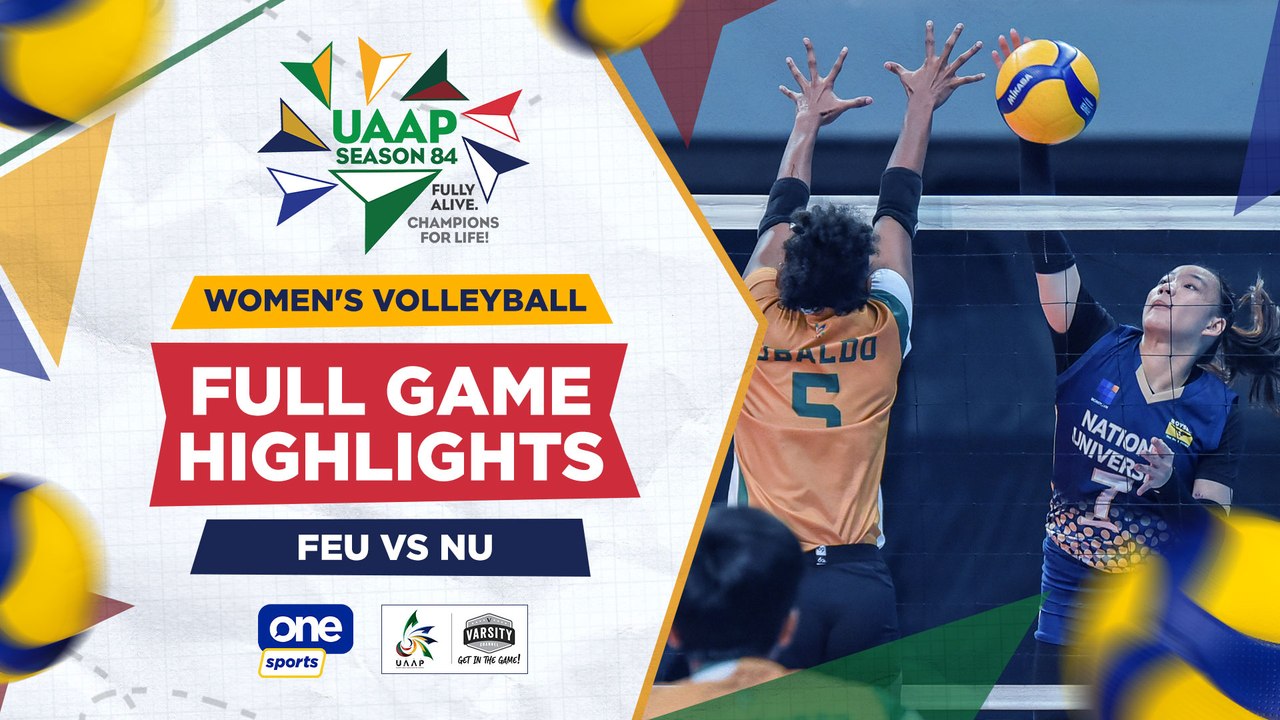 FEU vs NU Round 2 highlights | UAAP Season 84 Women's Volleyball