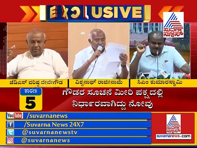 ಜೆಡಿಎಸ್ ರಾಜ್ಯಾಧ್ಯಕ್ಷ ಸ್ಥಾನ ತೊರೆದ ವಿಶ್ವನಾಥ್ ಹೇಳಿದ್ದೇನು?
