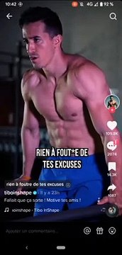 Le Youtubeur Tibo InShape fait polémique après avoir réalisé une vidéo de musculation: Rien à foutre de ta dépression - Regardez