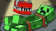 The Story of Minecrafts First Creeper Cartoon Animation