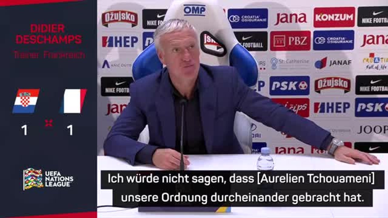 Deschamps zu Tchouameni: 'Er ist beständig'