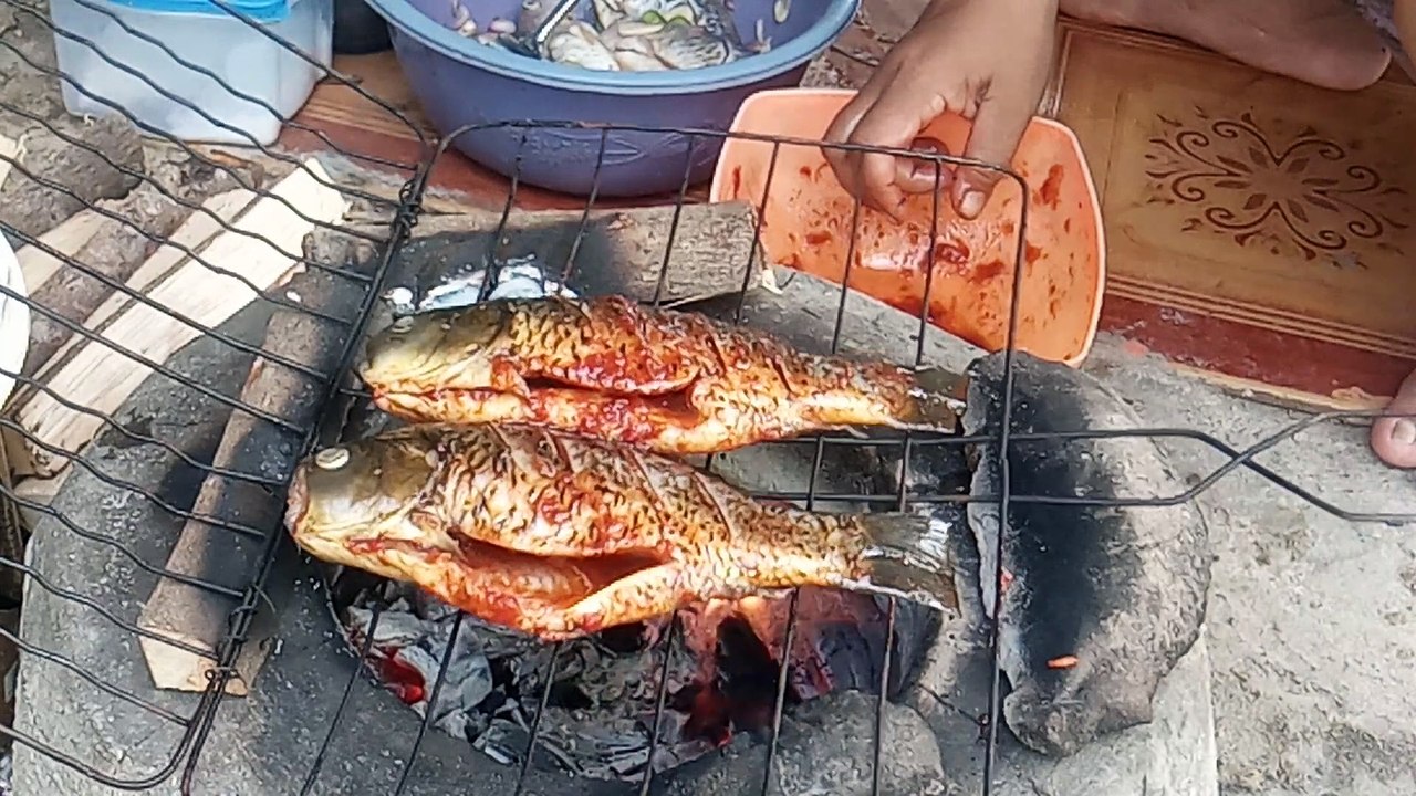 relaxing ikan mas bakar