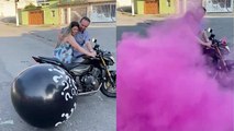 'São Paulo couple reveals the gender of their baby in a sBIKEtacular way '